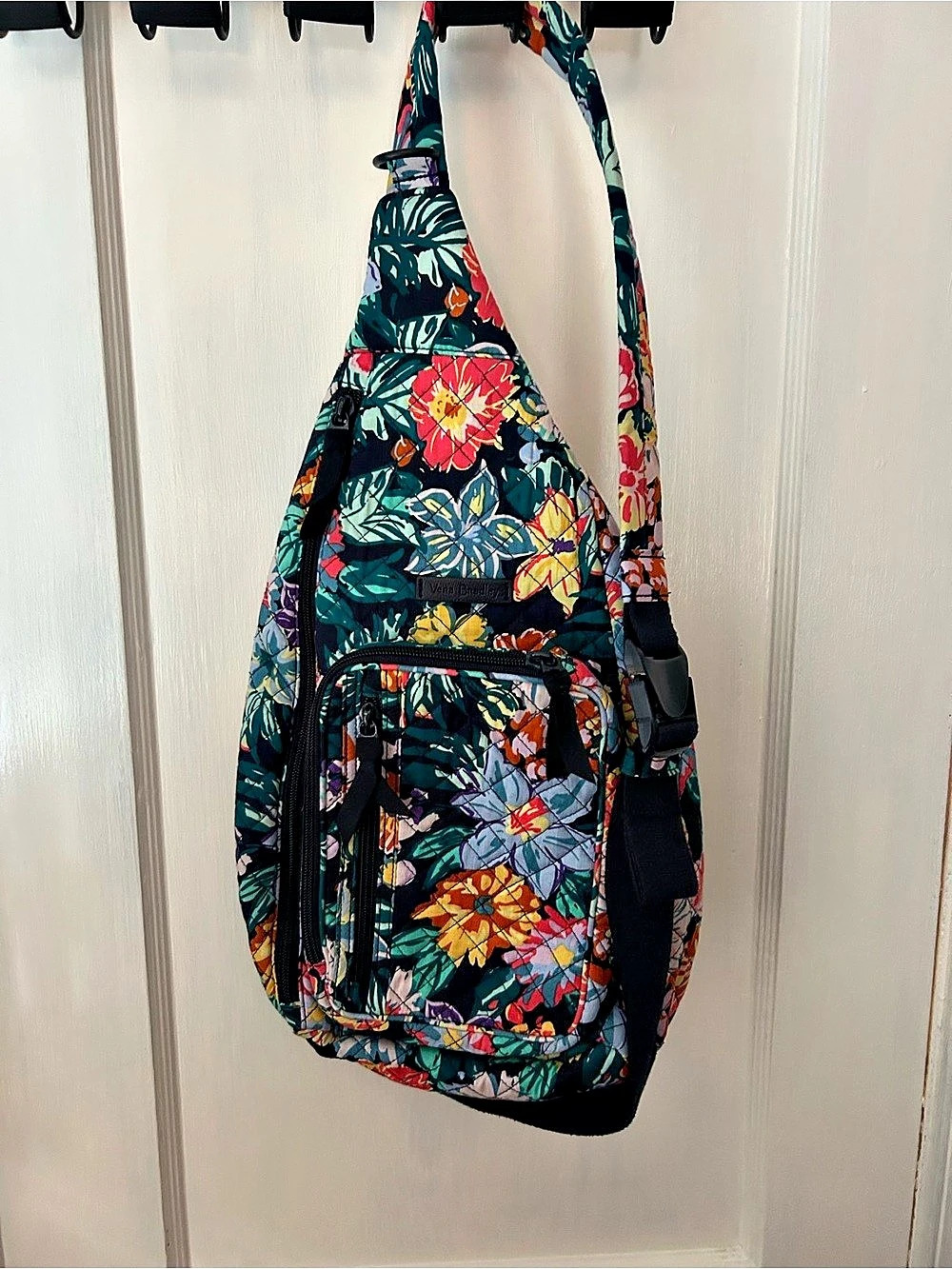 Vera Bradley Floral Sling Backpack